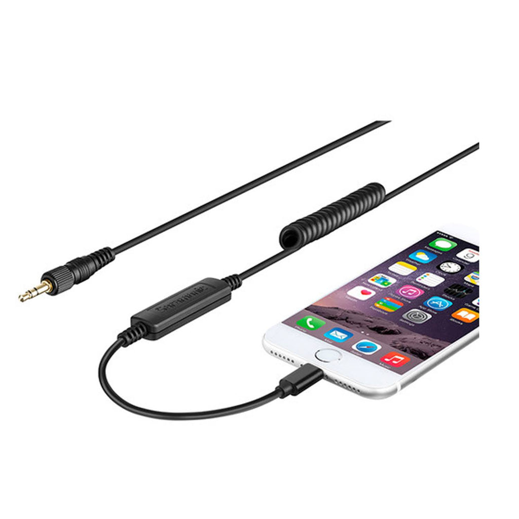 Locking 3.5mm TRS Male to Lightning Cable L5163