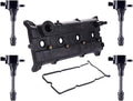 Ignition Coils with Gaskets for Nissan Sentra Engine Valve Cover F72830