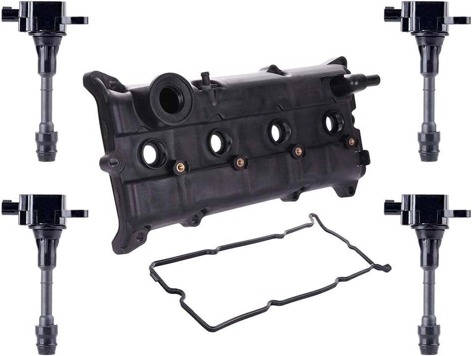 Ignition Coils with Gaskets for Nissan Sentra Engine Valve Cover F72830