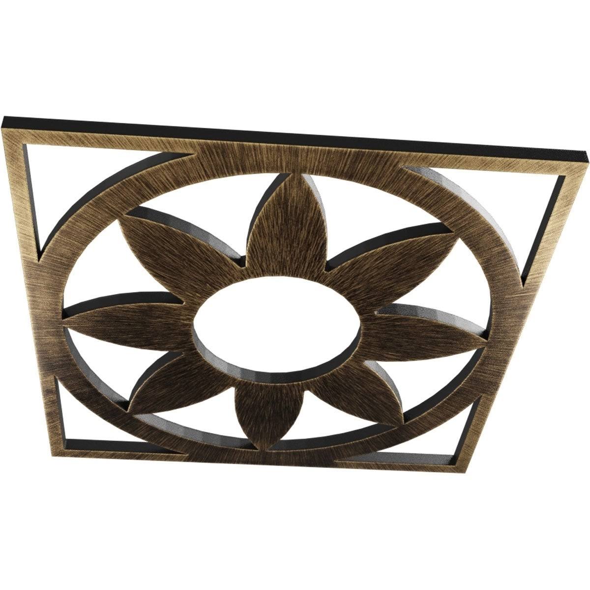 Gold PVC Pierced Ceiling Medallion N77121