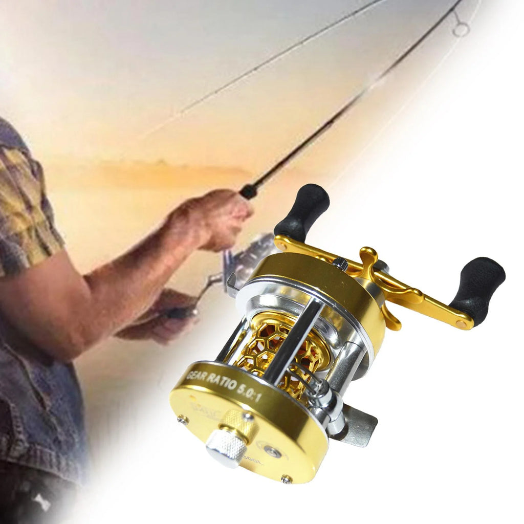Fishing Reel 5.0:1 Gear Ratio Aluminum Spool S4895