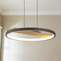 LED Circle Round Wood Pendant F8521