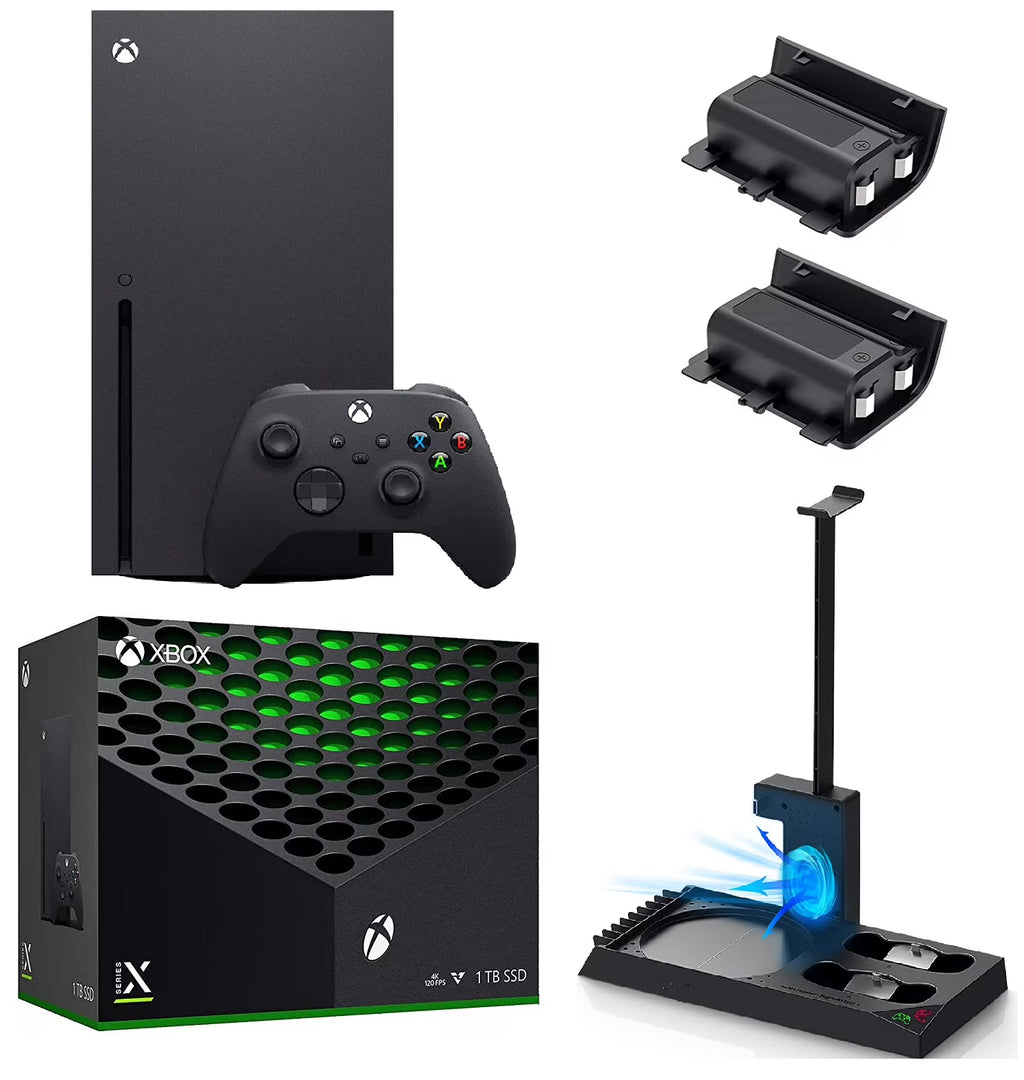 Black Xbox Series X 1TB with Cooling Fan L226654