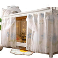 Bottom Bunk Bed Curtains Cloth Breathable Bed Canopy Shading Nets for Single Bed Z699
