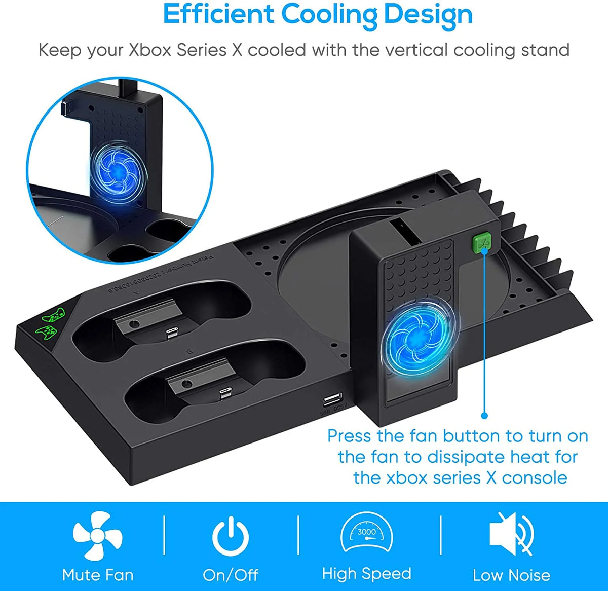 Black Xbox Series X 1TB with Cooling Fan L226654