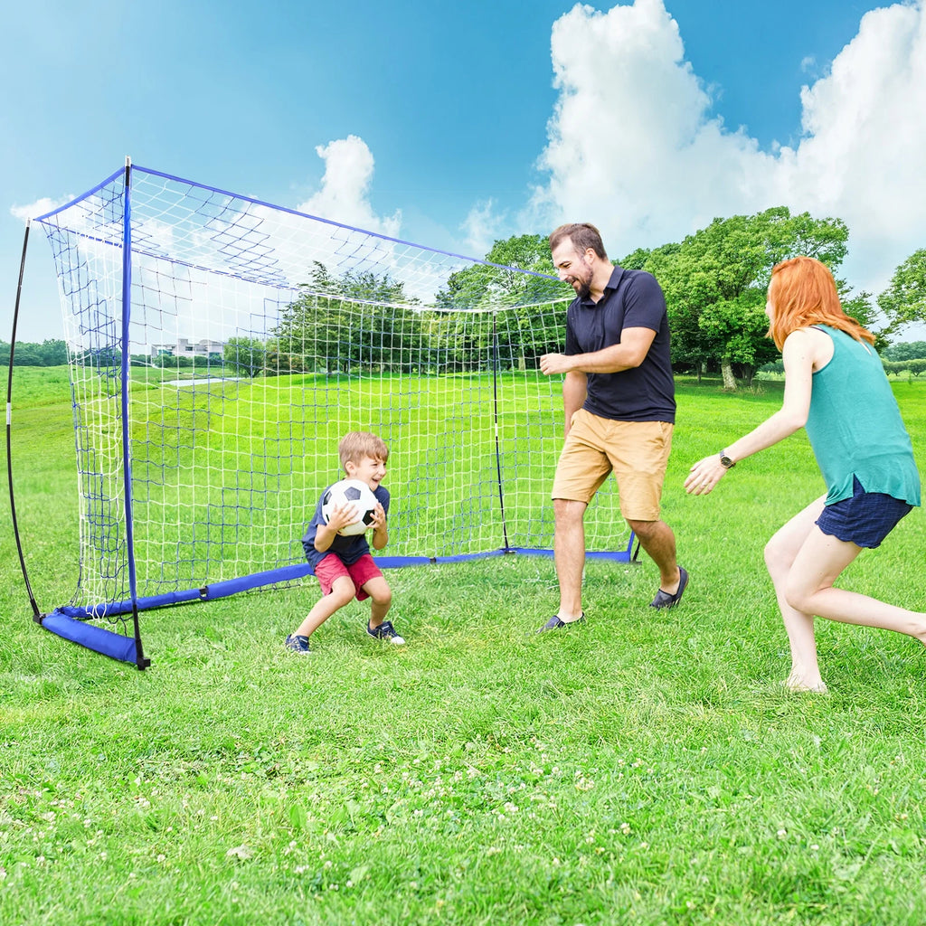 12 x 6 ft Portable Soccer Goal with Carry Bag P351987