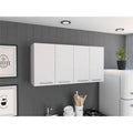 White Four-Door Wall Cabinet O1382