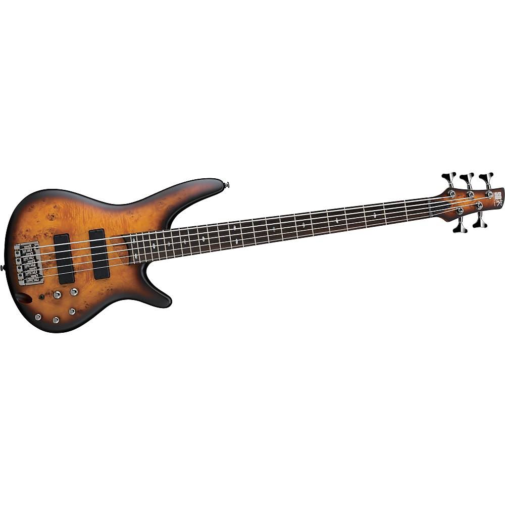 Brown Burst 5 String Electric Bass Guitar S3300