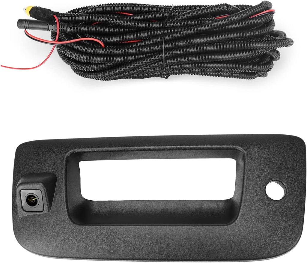 Black Rear View Backup Camera Compatible with Chevy Silverado GMC Sierra 1999-2006 Pack of 2 J21295