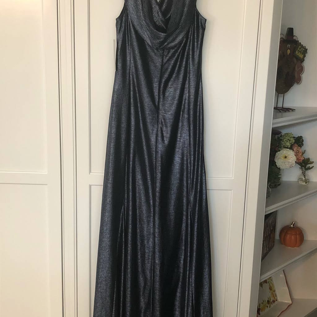 Metallic Knit Gown M74165