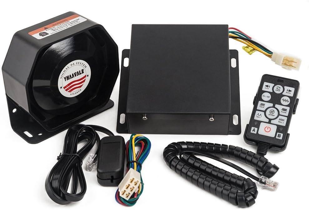 DC12V 100W Multi-Tones Wired Control with Mic Loudspeaker Emergency Electronic PA System K232715