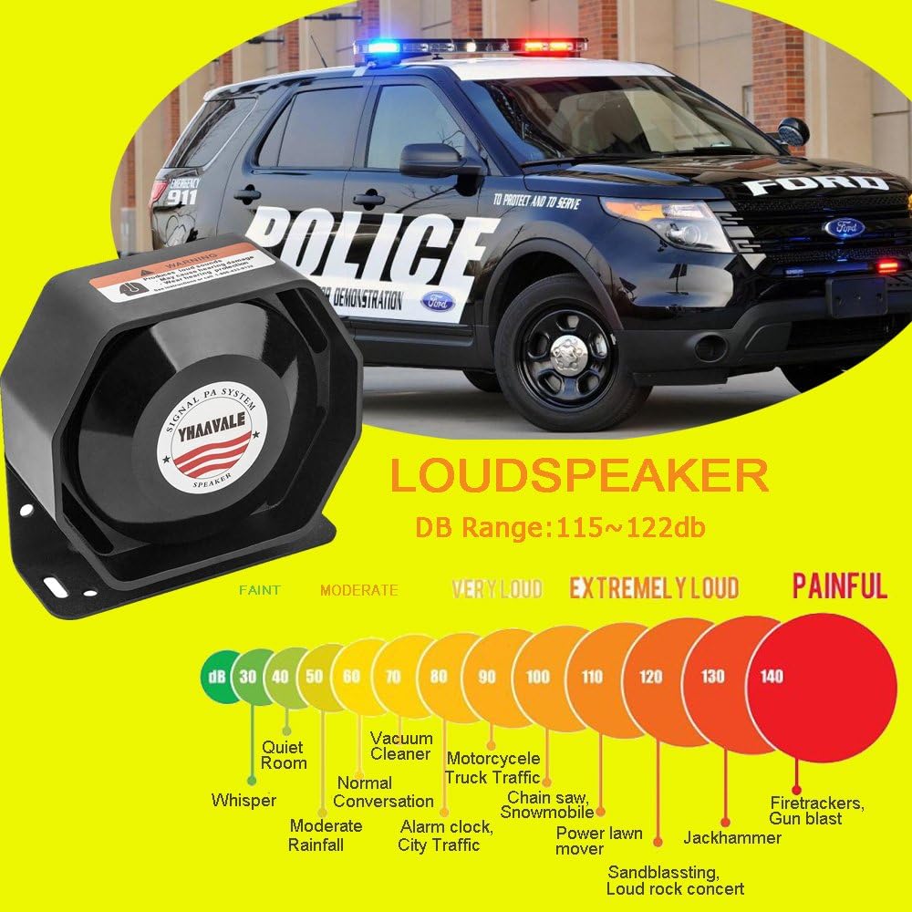 DC12V 100W Multi-Tones Wired Control with Mic Loudspeaker Emergency Electronic PA System K232715
