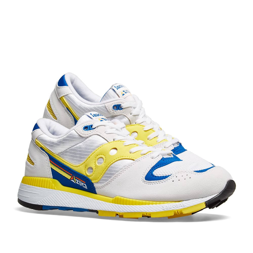White, Yellow & Blue Saucony Shoes U782