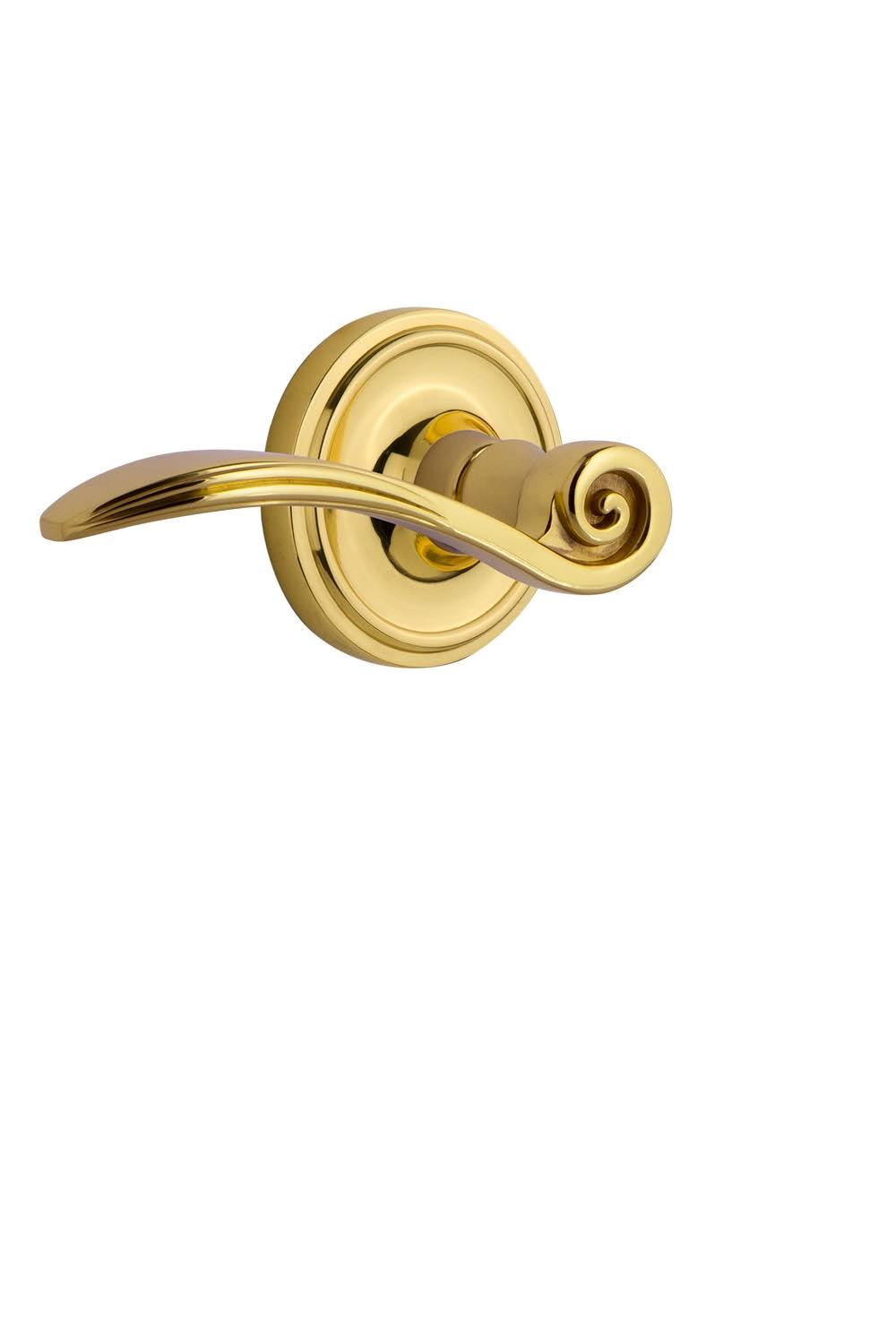 Polished Brass Privacy Door Lever V38990