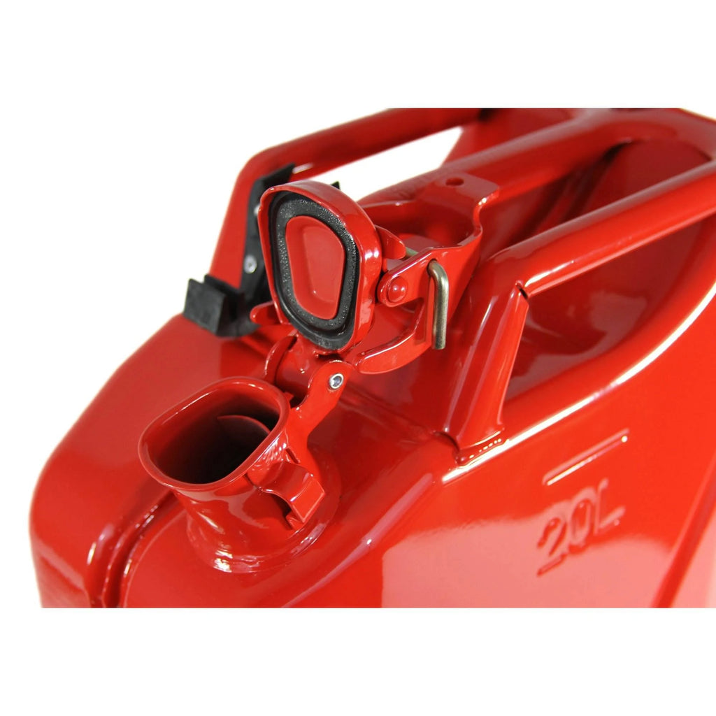 Red 5.3 Gallon 20 Liter Jerry Can with Spout Q3940
