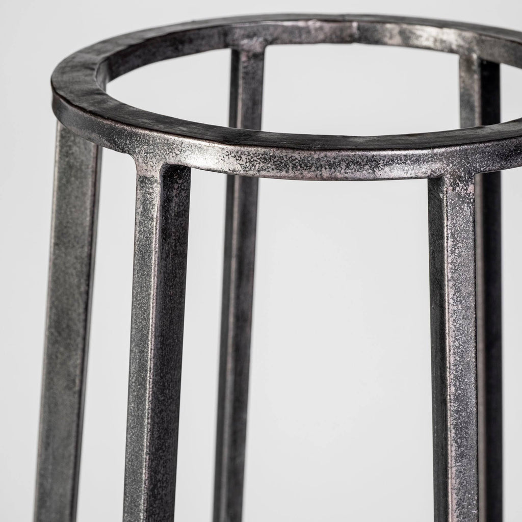 Black Metal Candle Holder Lantern C799