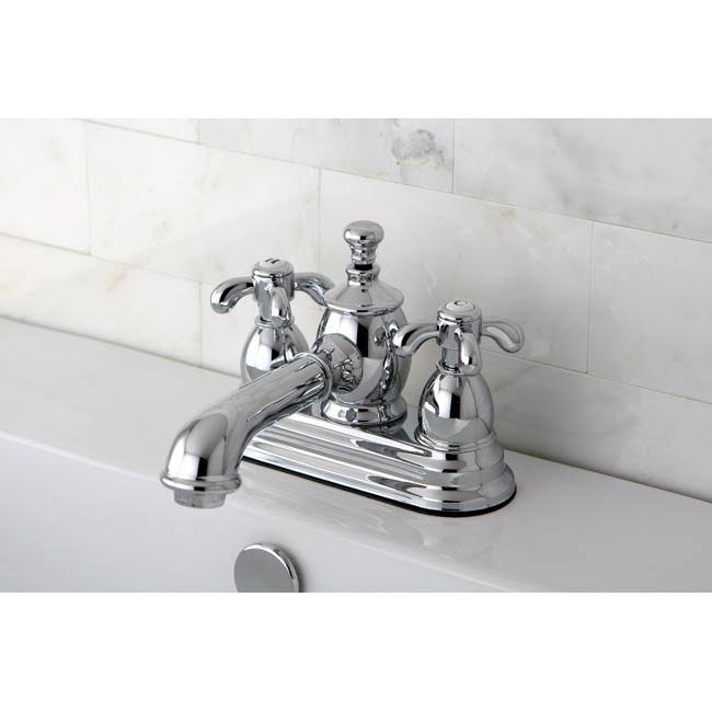 4 in. French Country Centerset Lavatory Faucet with Polished Chrome A58394