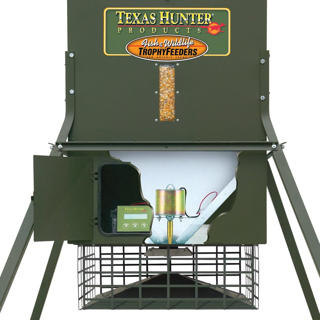 Deer Feeder with 8-Foot Heavy-Duty Extension Legs, 300 lb. Corn Capacity H781