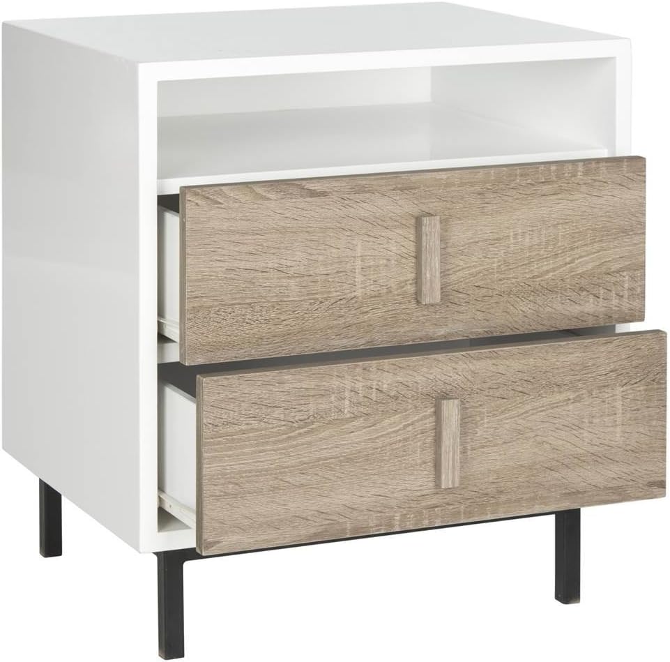 White/Oak Lacquer Cabinet U63579