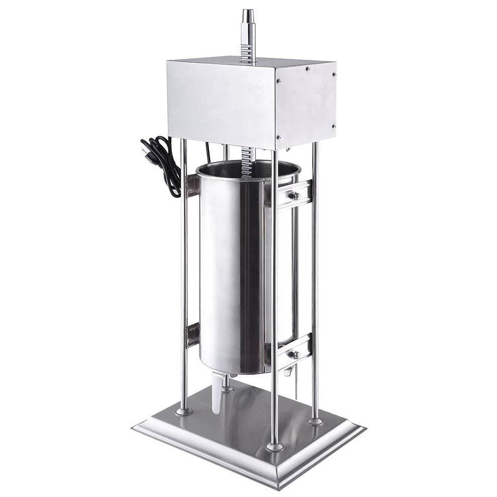 15L Electric Sausage Stuffer Vertical Stainless Steel Meat Filler with 4 Stuffing Tubes D925