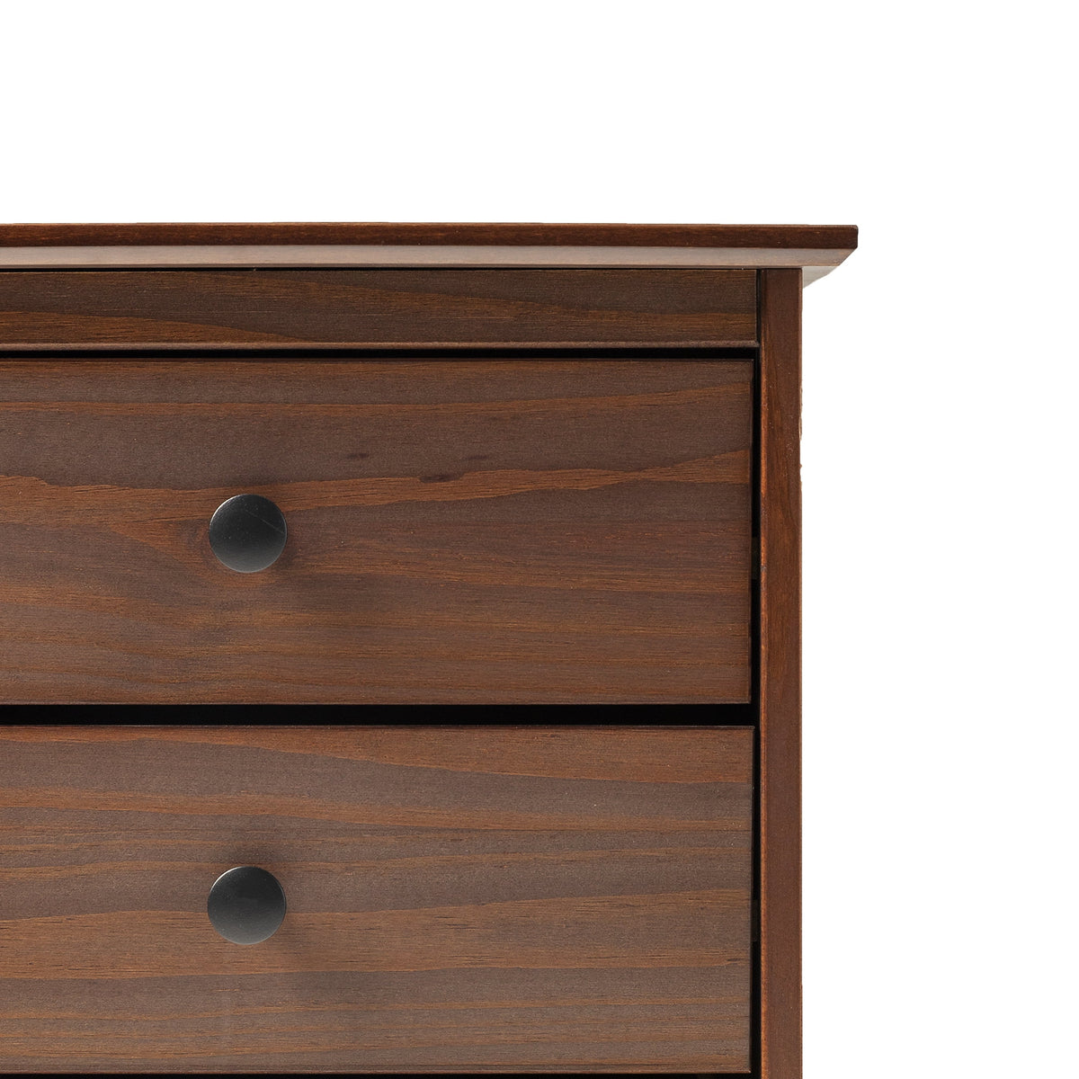 Walnut 3-Drawer Nightstand L8893