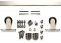 Satin Nickel Top Mount Barn Door Kit K25986