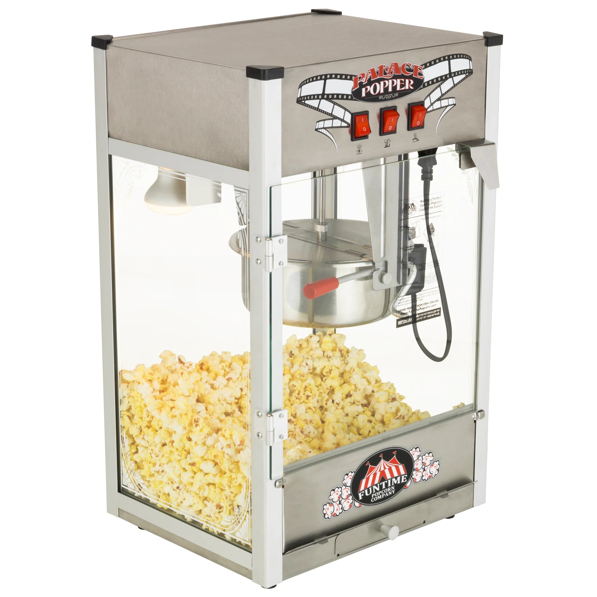 Commercial Popcorn Machine with Cart L3244