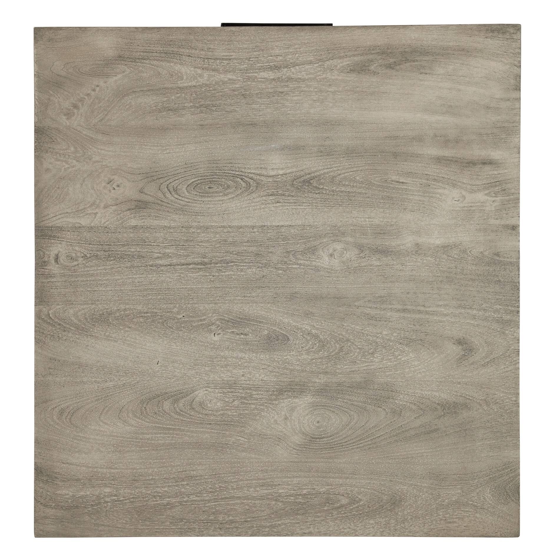 Gray End Table with Drawer L503023
