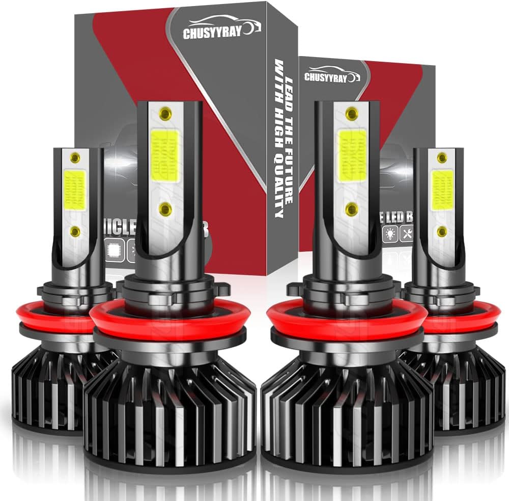 H11/H8/H9 LED Headlight Bulbs, 4 Pack O854