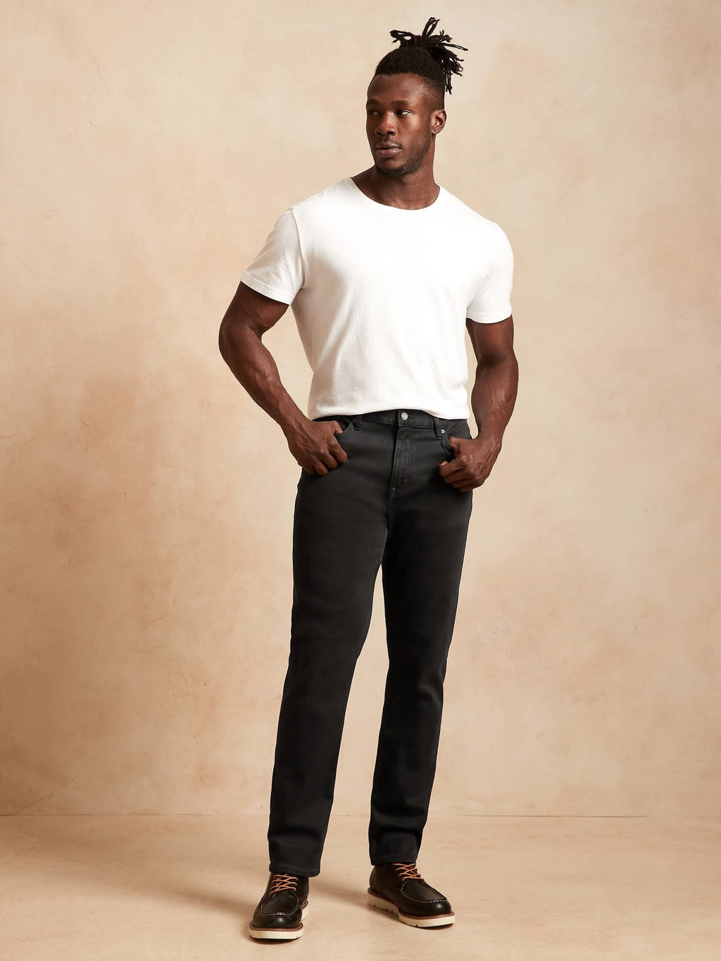 Slim Luxe Traveler Black Jean True Black Size 42W 34L K3923
