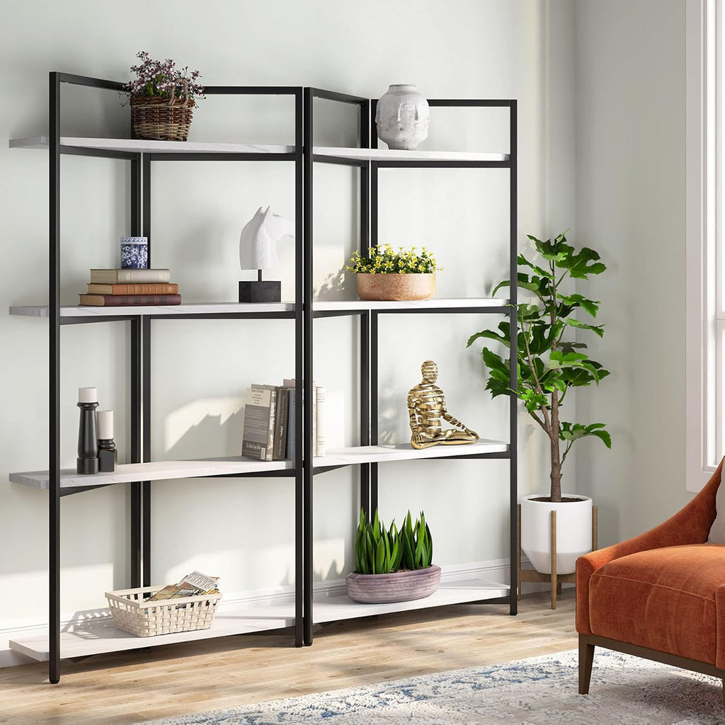 White 4-Tier Open Bookcase R58814
