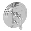 Satin Nickel Tub & Shower Diverter Plate with Handle E717