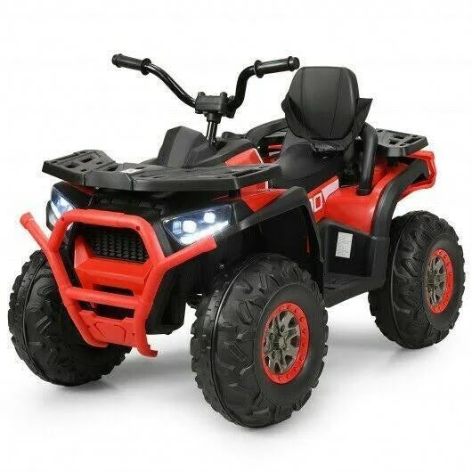 Black Kids Electric 4-Wheeler ATV Quad with MP3 and LED Lights Y163