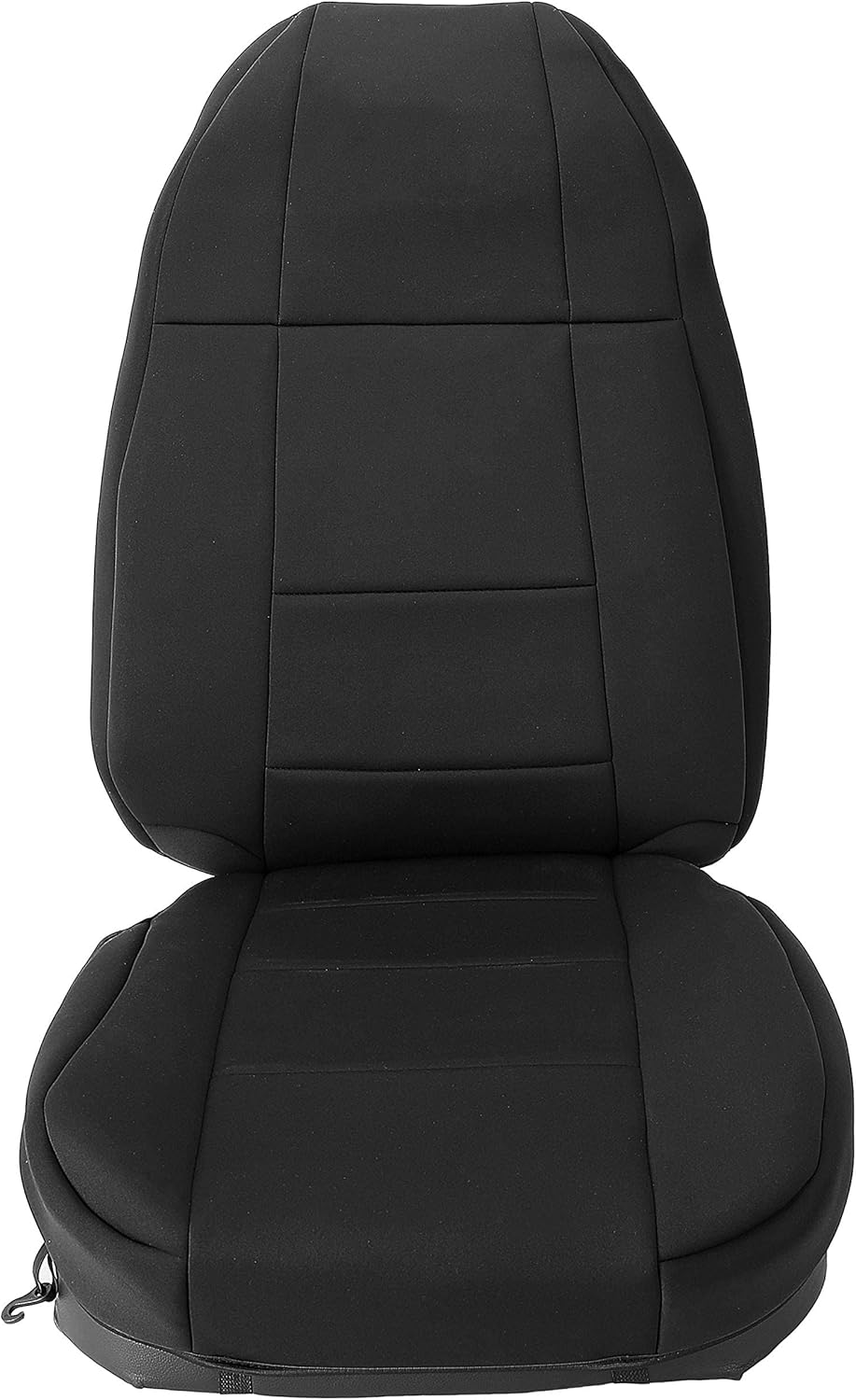 Black Cloth Front and Rear Seat Covers Set D834204