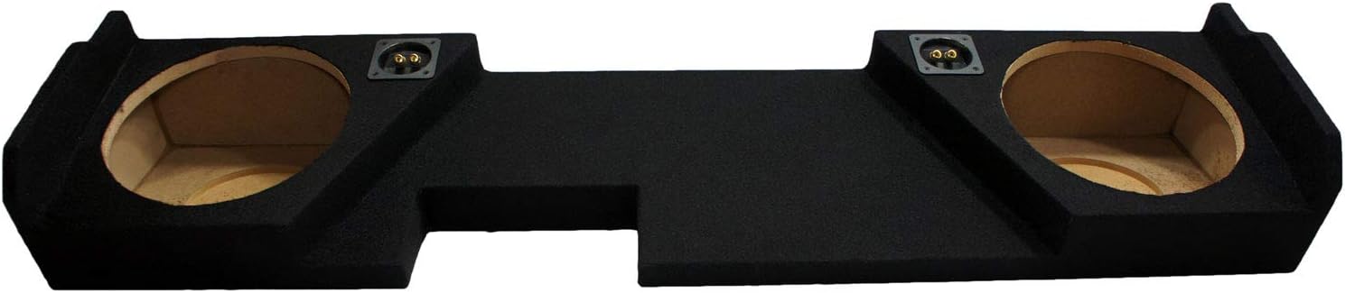 Dual 12" Sub Box Subwoofer Enclosure for Chevy Silverado Double Cab Truck J7542