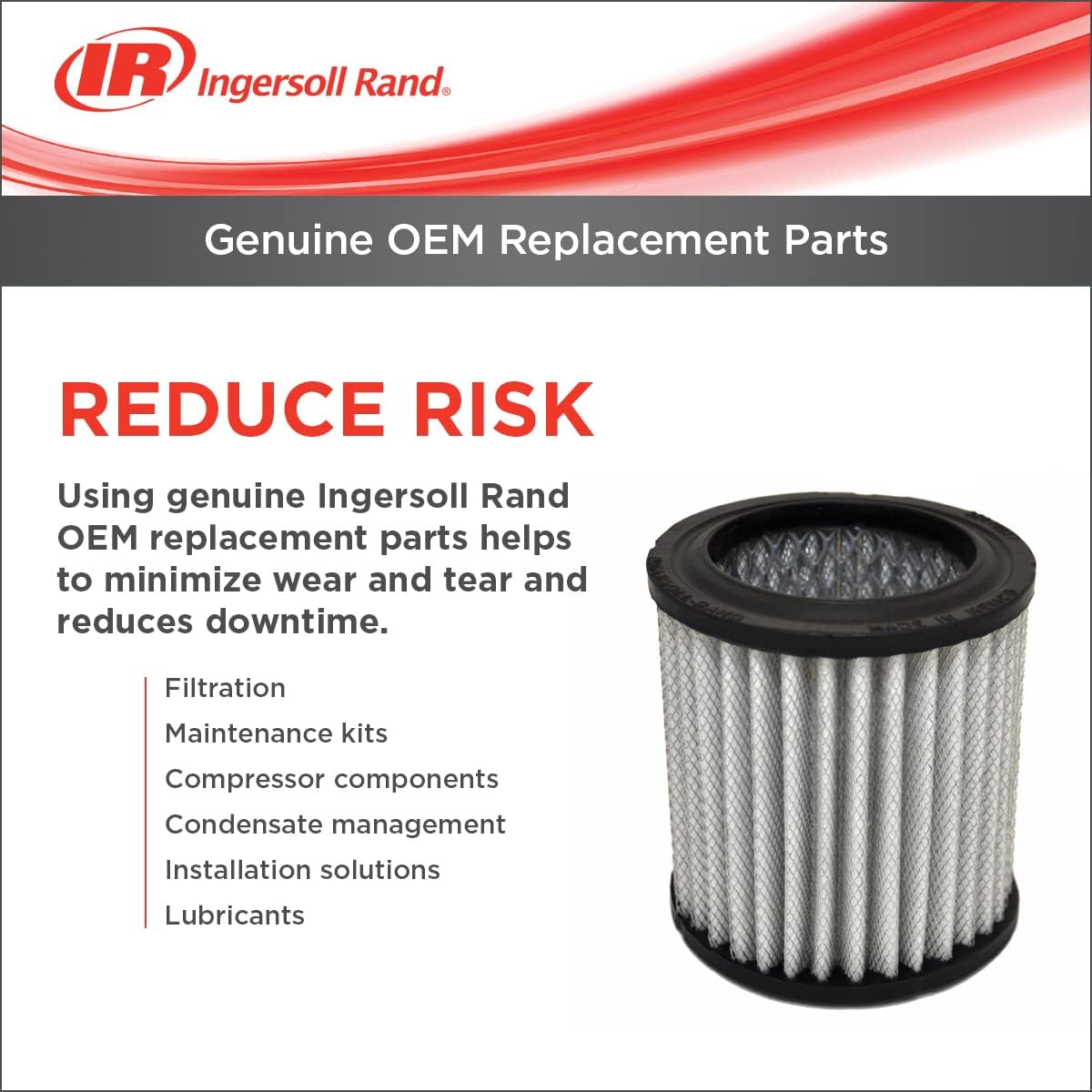 Air Filter Element, Pack of 2 C844394