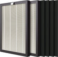 2 Pack HEPA Replacement Filter with 4 Carbon Pre Filters E707512