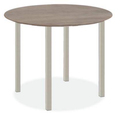 Maple Round Table with Taupe Base C319
