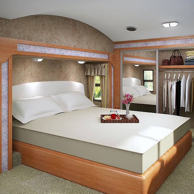 Cal-King Size Visco Elastic Memory Foam Mattress T10682