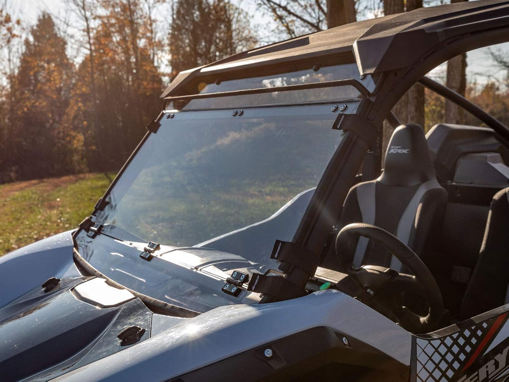 Scratch Resistant Flip Down Windshield, 1/4" Polycarbonate, Hard Coated D52640