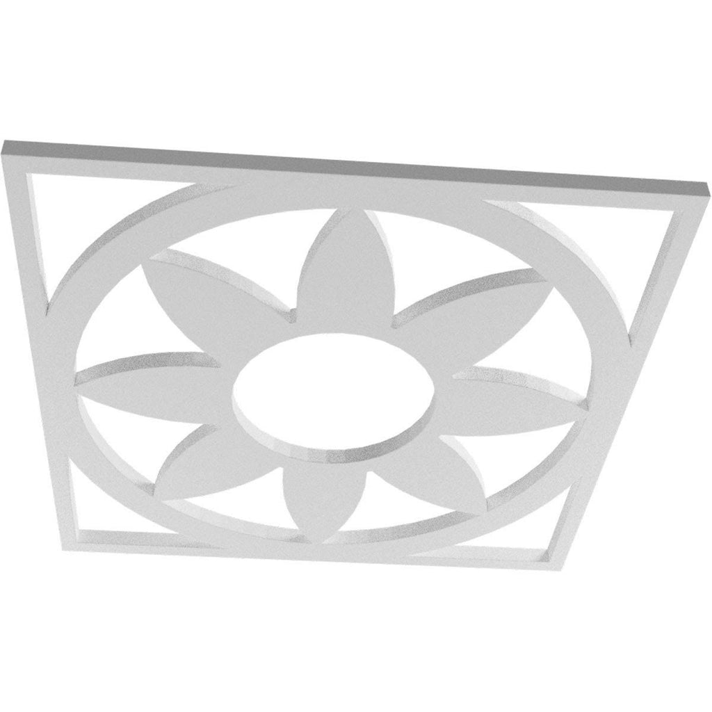 Gold PVC Pierced Ceiling Medallion N77121
