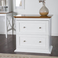 White Oak 2-Drawer Lateral Wood File Cabinet Y2395