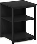 Solid White End Sofa Side Table with Metal Frame W336
