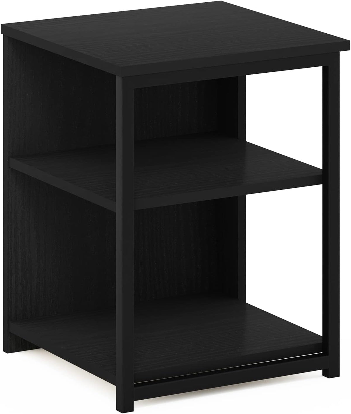 Solid White End Sofa Side Table with Metal Frame W336