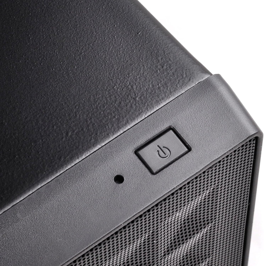 Black Ultra Compact Mini-ITX Computer Case with Mesh Front Panel P38004