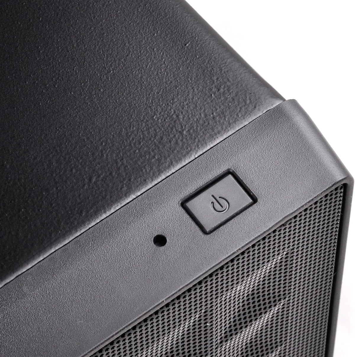 Black Ultra Compact Mini-ITX Computer Case with Mesh Front Panel P38004