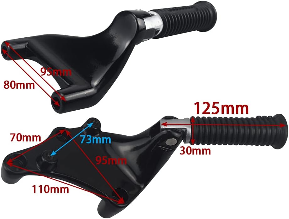 Passenger Pillion Seat with Passenger Footpeg Mount Kit for Sportster Iron 883 XL883N Models X46717