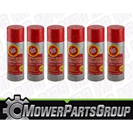 6 Pack Fluid Film Rust and Corrosion Protection Aerosol Can 11.75 oz R3044