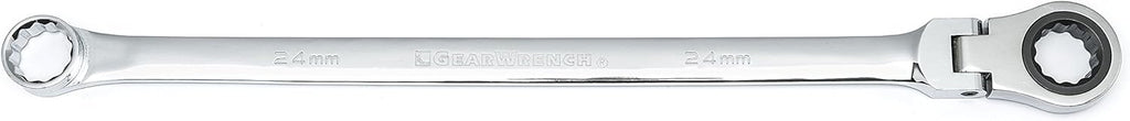 12 Pt. XL Flex Head Double Box Ratcheting Wrench, 22mm, Pack of 2 O343425
