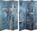 Gray Double Sided Canvas Room Divider K2600